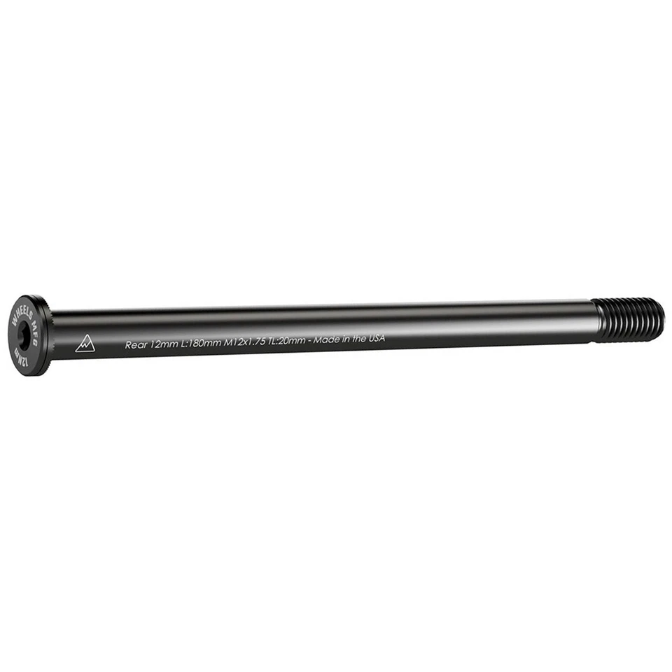 Ruedas Mfg eje pasante, trasero, 12 mm, 1,75 x 180 mm - negro Foto 1 de 1