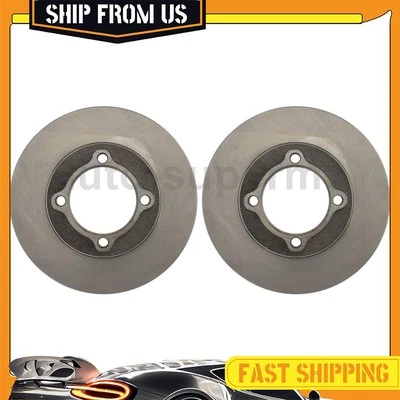 2x Rotor de freno delantero estándar C-Tek para Ford Festiva 1988-1993 Foto 1 de 4