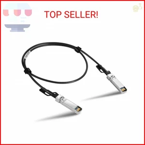 10G SFP+ DAC Cable 1M, 10Gbase-CU SFP+ Direct Attach Cable, SFP Patch Cable Comp - Picture 1 of 2