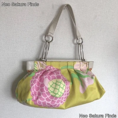 Bolso de hombro DOLCE & GABBANA de cuero amarillo rosa plateado para mujer Foto 1 de 4