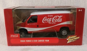Johnny Lightning Coca-Cola 1/24 2004 Ford E-250 Van; White Lightning New In Box - Picture 1 of 7