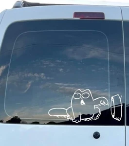 Simons Katze Futternapf Vinyl Aufkleber Sticker Auto Van Camper Werkzeugkiste JDM lustig DUB - Bild 1 von 2