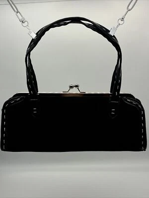 Bolso sin asas negro pequeño del mercado negro de la Casa Blanca Foto 1 de 4