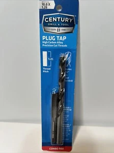 Century Bohrer & Werkzeug 97516 10,0x1,25 Gewindebohrer 11/32 Zoll Bit - Bild 1 von 7