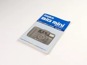 Vintage KONICA BIG MINI BM-510Z Operating Instructions Manual Multi-Language - Picture 1 of 5