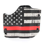 R&R HOLSTERS: SPRINGFIELD - OWB HOLSTER - USA Grunge Red Line