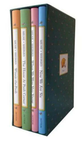 Pooh Library Original 4-Volume Set by A. A. Milne (1988, Hardcover)
