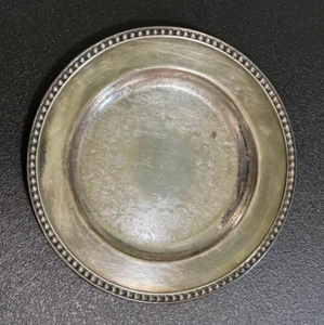 Piatto tondo 10" vintage Wm Rogers 4511 placcato argento - Foto 1 di 2