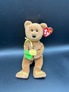 "VENDAJE ""GET WELL SOON"" Osovo de peluche 8" Ty Beanie Babies - Imagen 1 de 5