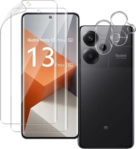 2 x film blindé (écran + appareil photo) pour Xiaomi Redmi Note 13 Pro + 5G hydrogel - Photo 1 sur 8