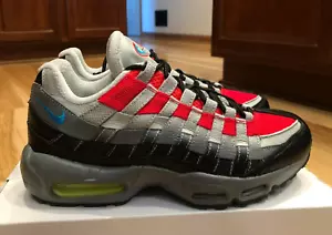 Nike By You Air Max 95 Woven Black Grey Crimson Blue DX5389 900 Men's Size 7 - Picture 1 of 8