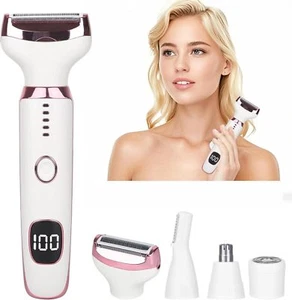 Electric Razor for Women Men, Wet/Dry, Cordless, Waterproof (Pink) - Picture 1 of 7