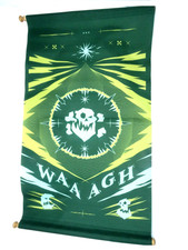 ORK- WAAAAAAAARGHHH! (WAAAGH) Banner flag Dawn Of War orc Warhammer 40,000 40K