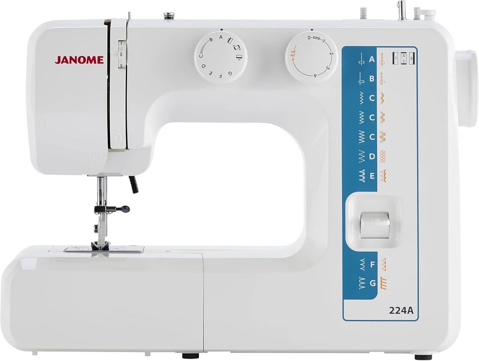 Janome 224A Domestic Household Sewing Machine - Easy To Use - (2 Year Warranty) - Image 1 of 1