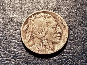 Feines Büffelnickel 1924-D - Bild 1 von 2