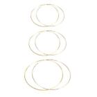 2Pcs Round Metal Hoop Wreath Frame Craft Hoop Rings for Craft Decoration Wall