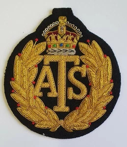 Insignia Blazer alambre dorado/plateado, servicio territorial auxiliar (ATS) - Imagen 1 de 3