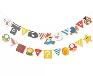 Super Mario Home & Party Garland (Character & Item) Direct from JAPAN - Picture 1 of 2