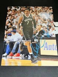 Joe Johnson autographed signed 8x10 photo NBA Brooklyn Nets Game Winner - Picture 1 of 1