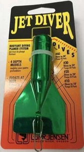 Luhr Jensen Jet Diver Buoyant Diving Planer System 30 verde scuro SPEDIZIONE VELOCE! C4 - Foto 1 di 1
