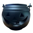 Hosley Metal Halloween Jack-O-Lantern Pumpkin Candle Holders Made in USA