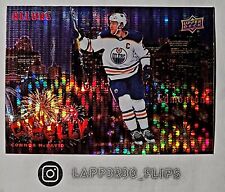 Connor McDavid 2020-21 UD Allure City Celly Red Parallel SP #CC-1