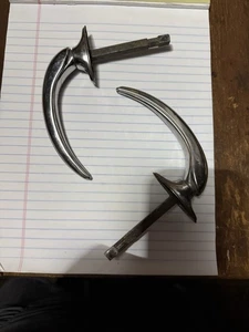 “2LOTBUY”-PAIR-1937 VINTAGE FORD DOOR HANDLES-PREOWNED*GOOD CONDITION** - Picture 1 of 13
