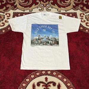 Vintage 90s World Youth Day Denver Colorado T Shirt Size L Made in USA NWOT - Picture 1 of 14