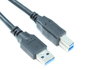 6ft USB 3.2 Gen 1 SUPERSPEED Certified 5Gbps Type A Male to B Male Cable  Black - Picture 1 of 2