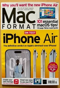 Mac Format Magazine #423 November 2025 | iPhone Air | MacOS Tahoe Guide | iPad - Picture 1 of 1