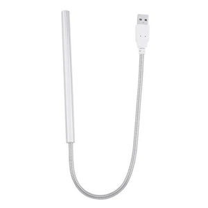 Stylish High Brightness USB 10x LED Lamp Blubs Light For PC/ Laptop Silver CB - Afbeelding 1 van 12