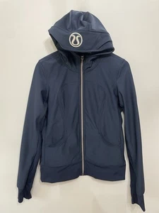 Lululemon Uba Hoodie Full Zip Jacket Logo Inkwell Navy Blue No Liner Women’s S? - Picture 1 of 10