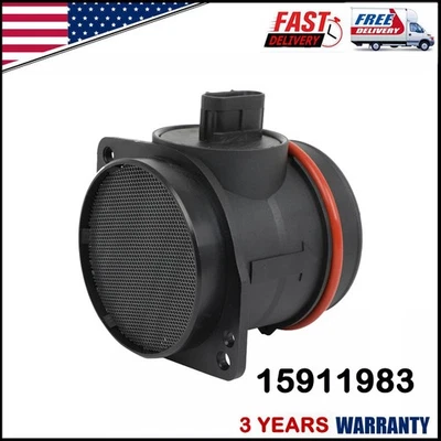 Sensor de flujo de aire de masa negro MAF 15911983 para Chevrolet Impala 2006 2007 2008 2009 Foto 1 de 4