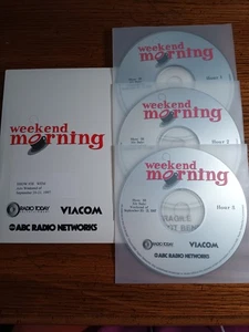 Weekend Morning - Show #38 3 Stunden CD Set 3CDs 20.-21. September 1997. Neuwertig unbespielt - Bild 1 von 4