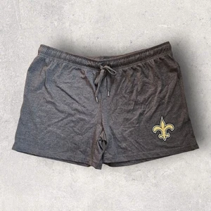 NFL Team Apparel New Orleans Saints Herren grau Nachtwäsche grau Shorts 2X 2XL - Bild 1 von 2