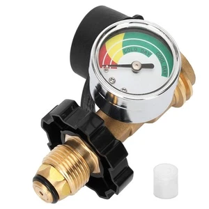 100 lb Propane Tank Gauge Adapter Converts POL LP Tank Valve to QCC1, Upgrade... - Picture 1 of 7