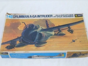 1/48 Fujimi GRUMMAN A-6A INTRUDER Attack Bomber Plastic Model Kit Complete - Picture 1 of 2