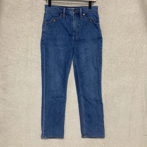 Madewell The Perfect Vintage Crop Jeans Gr. 27 Blau Medium Wash Denim Straight - Bild 1 von 11
