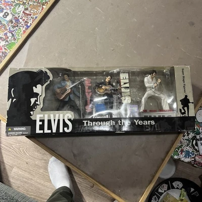 Экшн-фигурки Elvis Through the Years McFarlane Toys упаковка 3 шт. 1954 1968 1970 новые в коробке - Изображение 1 из 4