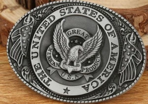 United States Belt Buckle Metal BU27 - Picture 1 of 1