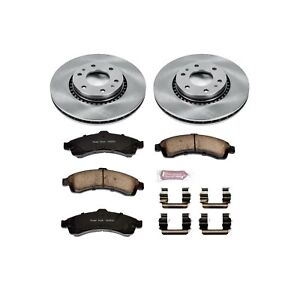 Powerstop KOE2061 Brake Discs And Pad Kit 2-Wheel Set Front for Chevy Chevrolet