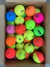 High Vis golf balls. 30+ Good used balls. WYSIWYG! Srixon, Vice, Nitro, Taylor..