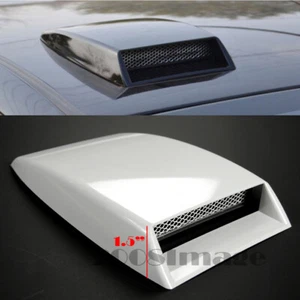 10" x 7.25" ABS Decorative Front Air Flow Intake Hood Scoop Bonnet Vent Fit Ford - Picture 1 of 3