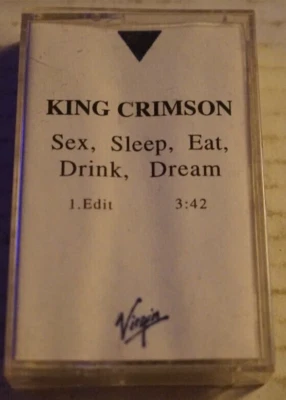 King Crimson – Sex Sleep Eat Drink Dream Rare Promotional Cassette 1995 Htf - Image 1 of 4