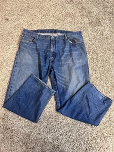 Pantalones de mezclilla para hombre grandes y altos Levi's 559 relajados rectos azules talla 44x30 - Imagen 1 de 8