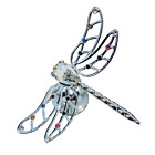 Crystocraft Dragonfly Crystal Ornament With Swarovski Elements Gift Boxed  