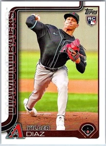 2025 Topps Series 1 - Yilber Diaz #104 (RC) - Picture 1 of 2