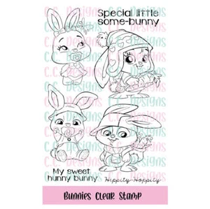 C.C. Diseños, sello transparente, Roberto's Rascals - Bunnies - Imagen 1 de 1