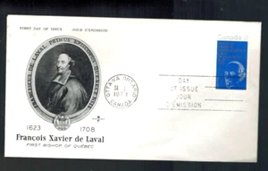 FDC-1885 *Canada 1971 FDC* 8c Francois Xaxier de Laval** Rose Craft Cachet - Picture 1 of 2
