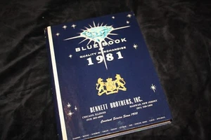 Vintage blaues Buch 1981 Bennett Brothers, Inc. Katalog - Bild 1 von 3